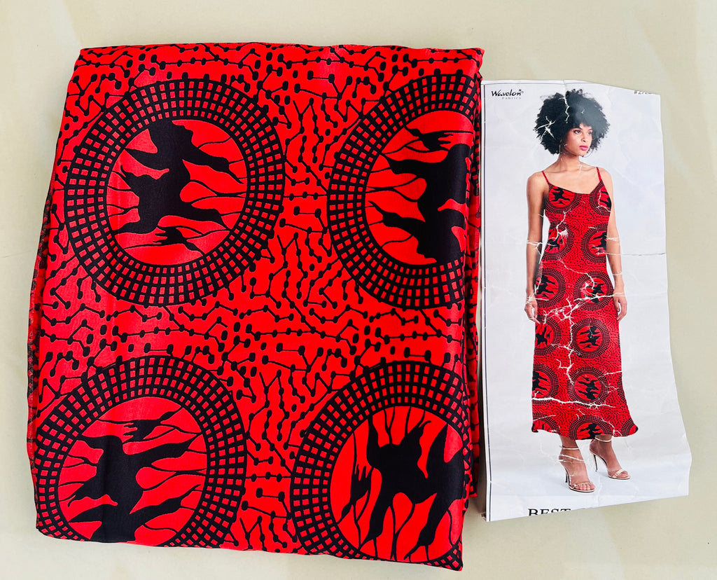 Silk and chiffon fabric