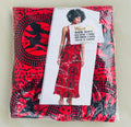 Silk and chiffon fabric